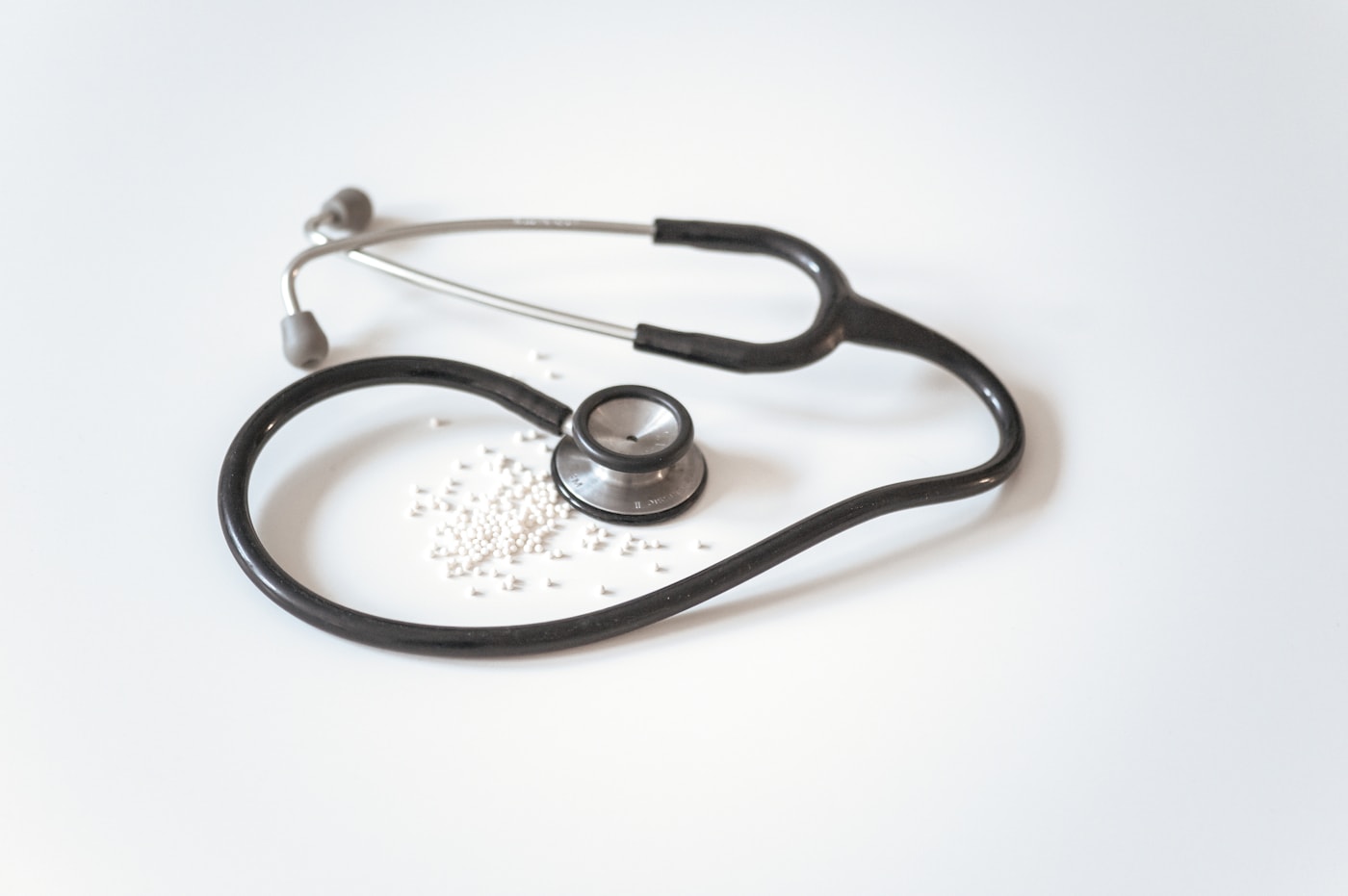 Healthcare professional working in a modern clinical environment